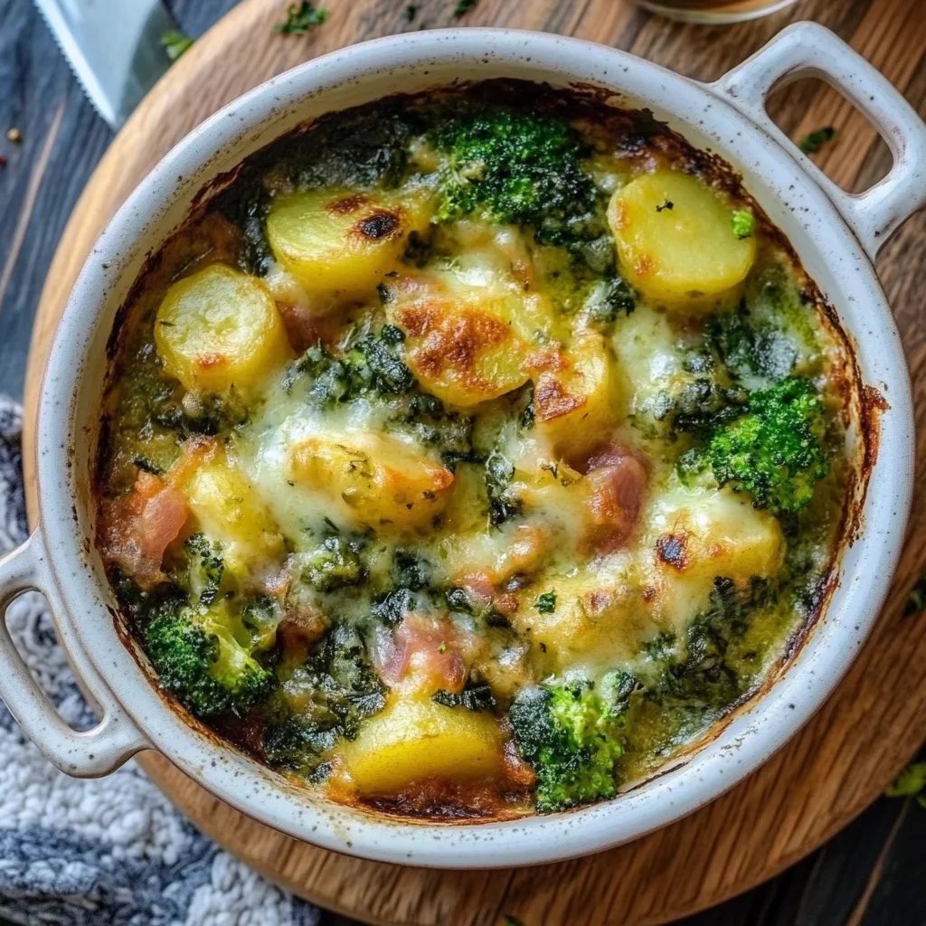 Blumenkohl Brokkoli Auflauf mit Kartoffel