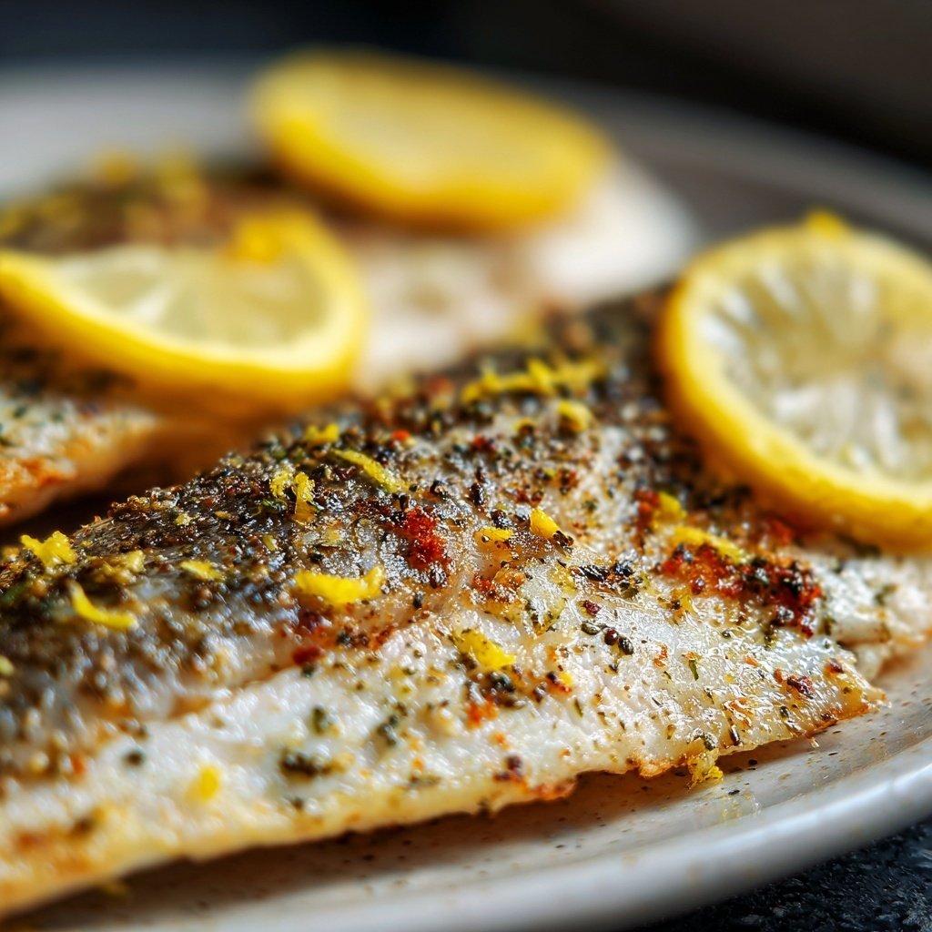 Gesund & Leicht Zitronen-Gegrillter Fisch