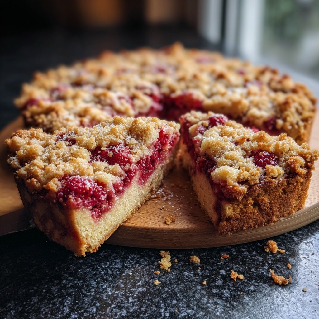 Streuselkuchen Mit Himbeeren