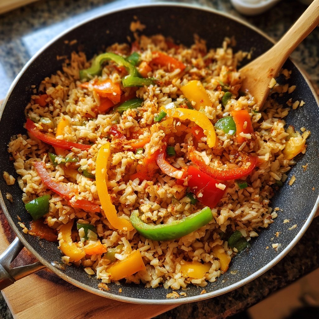 Blumenkohl Reis Pfanne