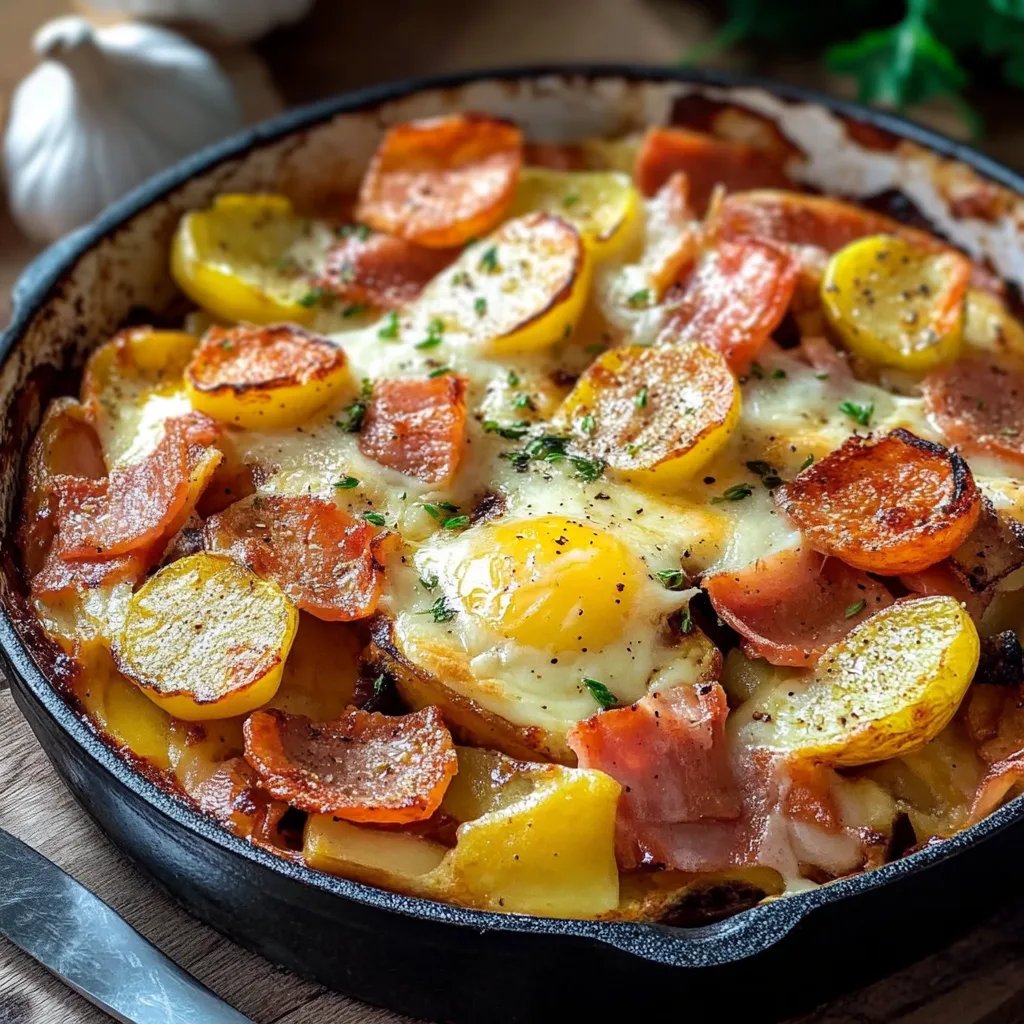 Kartoffel-Leberkäse-Pfanne