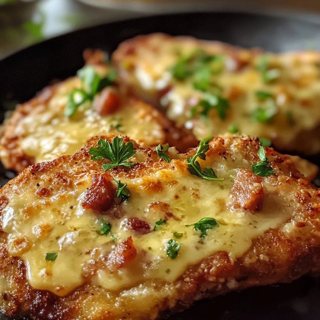 Überbackene Partyschnitzel aus dem Ofen