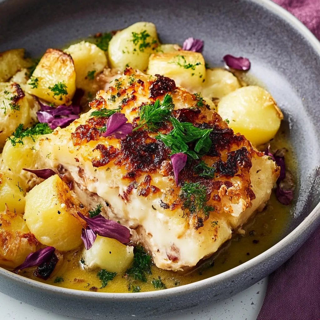 Würziger Sattmacher-Auflauf mit Kartoffel-Schicht