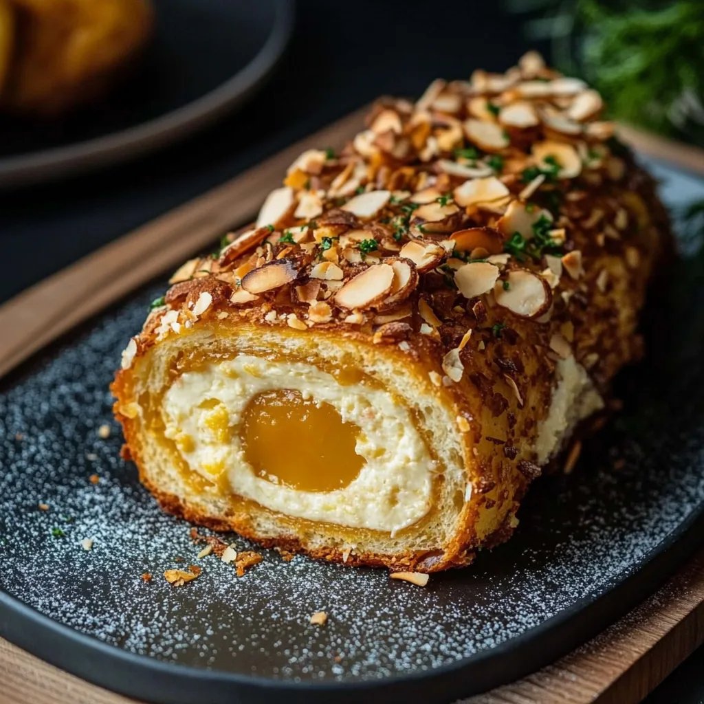 Bienenstich-Biskuitrolle