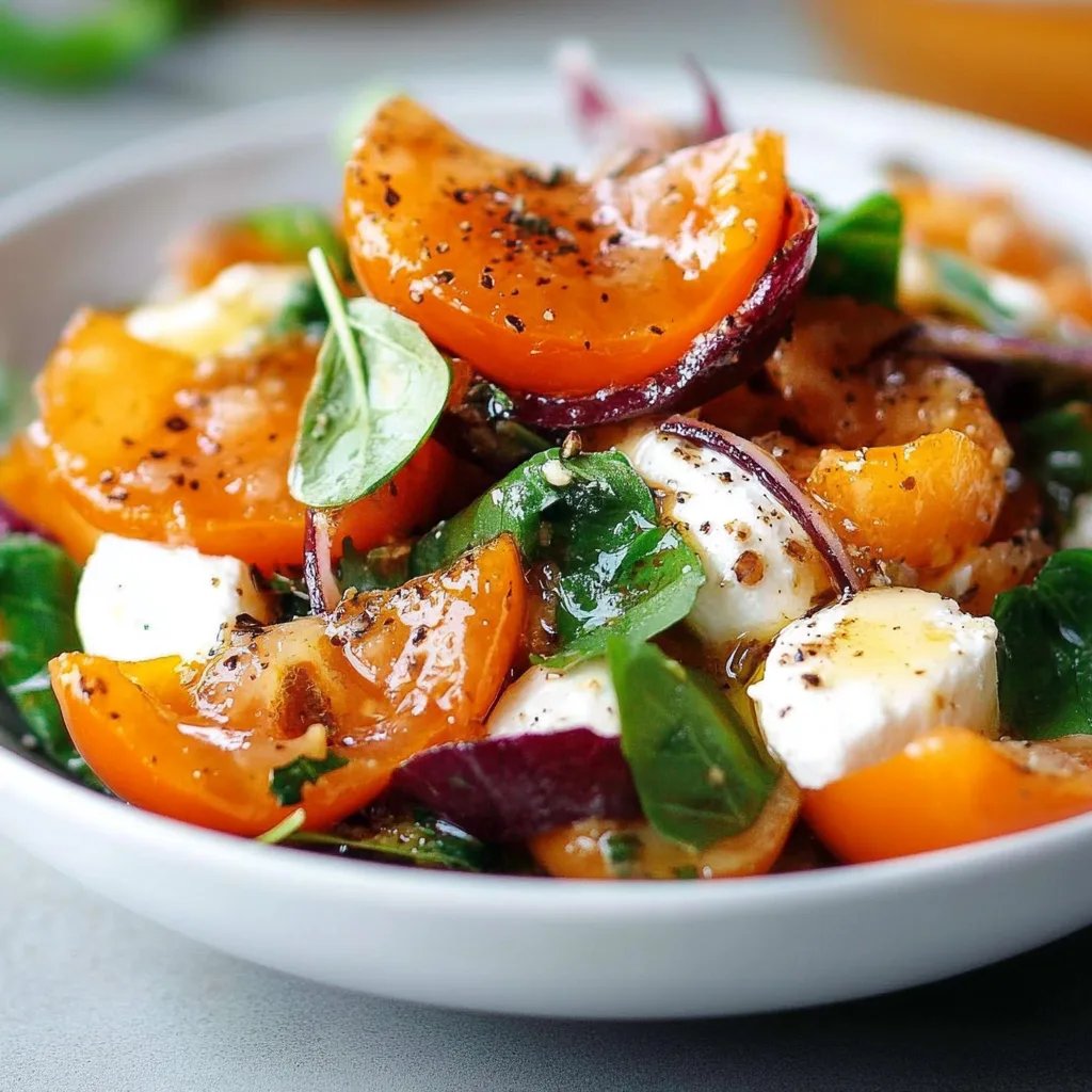Feldsalat mit Orangen-Chili-Dressing und Mozzarella
