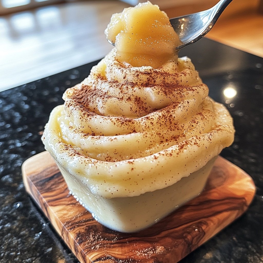 Zimtcreme mit Apfelmus