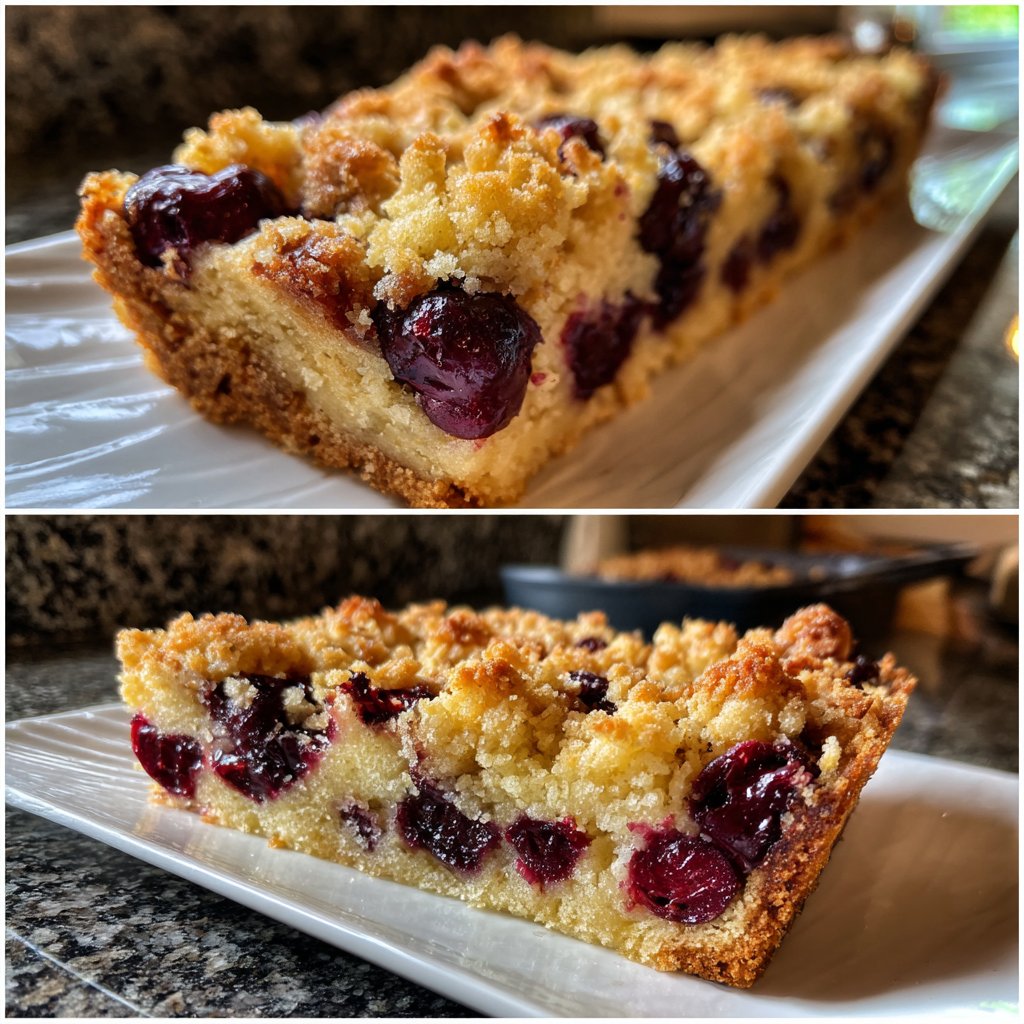 Streuselkuchen Mit Kirschen